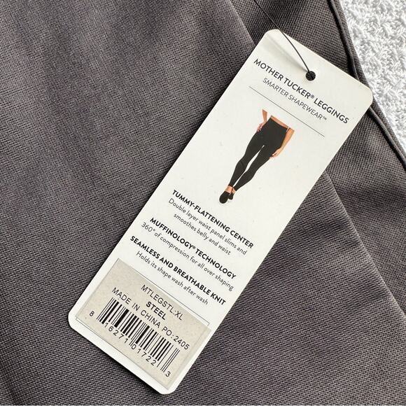 Belly Bandit Mother Tucker Postpartum Compression Leggings XL NEW Steel Grey - Picture 7 of 10